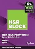 [OLD VERSION] H&R Block Tax Software Deluxe + State 2019 [Amazon Exclusive] [PC Download]