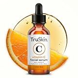 TruSkin Vitamin C Serum For Face – Anti Aging Face Serum with Vitamin C, Hyaluronic Acid, Vitamin E – Brightening Formula – Improve Appearance of Dark Spots, Tone, Fine Lines & Wrinkles, 1 Fl Oz