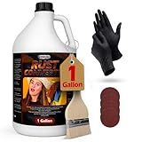 LISRUX Rust Converter Metal Primer Ultra, Effective Professional Grade Water-Based Rust Converter Metal, Stops Rust and Converts Rust Spots -1 Gallon