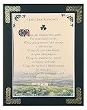 Retirement Blessing - May You Always Have Work For Your Hands - 8x10 with Green Matting