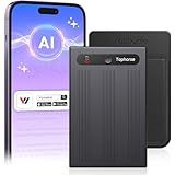 AI Voice Recorder, Free Transcribe & Summarize with AI Technology, Digital Voice Recorder w/Case, App Control, Support 101 Languages, 64GB Memory, Voice Recorder for Meetings, Calls, Black