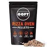 OOFT 100% Hardwood Pizza Oven Pellets - Moisture Proof Resealable Bag - High Heat Output - Suitable for Ooni, Dellonda, Nero, Fresh Grills, Ninja Woodfire and Other Pellet Ovens and Grills - 10lb Bag