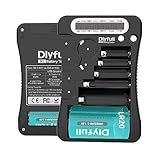 Dlyfull Battery Tester, LCD Display Universal Battery Checker for AA AAA C D 9V CR2032 CR123A CR2 CRV3 2CR5 CRP2 1.5V/3V Button Cell Batteries, 1x AAA Batteries Included