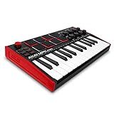 Akai Professional MPK Mini MK3-25 Key USB MIDI Keyboard Controller With 8 Backlit Drum Pads, 8 Knobs, Music Production Software and Native Instruments Sound Package (NKS Integration)