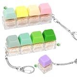 Lohoee Keyboard Fidget Toys- 3Pcs Silent Fidget Keyboard Clicker Keyboard Button Quiet Fidget Keychain Decompression Toys for Stress Relief Office Pass The Time or Gift (Style A)