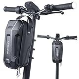 CHICLEW 3L Large Scooter Bag with Handle, Portable Electric Scooter Storage Bag, Waterproof XL Handlebar Pouch Bag for Scooters, Bikes, Segway Niu, with Small Coded Lock & Screw Fixation Design