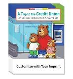 ZOCO – A Trip to the Credit Union – Custom Educational Coloring Books (250 Bulk Pack, Without Crayons) – Bank Supplies – Games, Puzzles, Activities Gifts for Kids