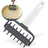 Kakalote Pizza Dough Docker Pastry Roller with Spikes Black