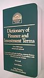 Dictionary of Finance and Investment Terms (Barron's Financial Guides)