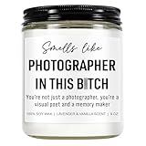 Younift Candle, Photographer Gifts for Men, Women, Photography Gifts for Photographers, Camera Lovers, Photography Accessories, Funny Graduation, Mothers Day, Cool Presents for Wedding Photographer
