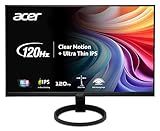 Acer R270 G0bi 27" IPS Full HD (1920 x 1080) Ultra-Thin Gaming Office Monitor | Adaptive-Sync Support (FreeSync Compatible) | Up to 120Hz Refresh | 1ms (VRB) | 99% sRGB | Tilt | HDMI & VGA Ports