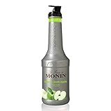 Monin - Granny Smith Apple Purée, Tart and Sweet, Great for Smoothies and Desserts, Gluten-Free, Non-GMO (1 Liter)