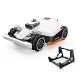 Mammotion LUBA 3 AWD 3000 Robot Lawn Mower with Cleaning Stand (Ship Separately), 360° LiDAR+NetRTK+AI Vision, AWD for 80% Slopes, 5400 sq.ft/h, Cutting Height 1.0"-2.7"