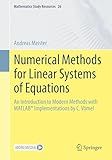 Numerical Methods for Linear Systems of Equations: An Introduction to Modern Methods With MATLAB® Implementations by C. Vömel (Mathematics Study Resources)