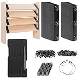 Louver Hardware Kit,Stainless Steel Deck Sunblind System for Louver Shutters and Outdoor Blinds,Louvers Hardware Set,Up to 11 Boards (48'')