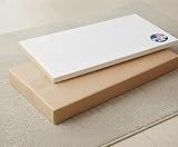 Custom Cabinet Shelves – White Melamine 3/4" Panels, Cut-to-Order for Strong, Smooth, Modern Shelving, Custom Shelves Made in USA.