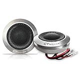 CT Sounds Meso 25mm 100 Watt Flush-Mount Premium Silk-Dome Tweeters, Pair
