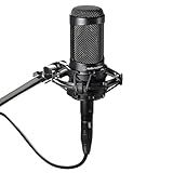 Audio-Technica AT2035 Cardioid Condenser Microphone, Perfect for Studio, Podcasting & Streaming, XLR Output, Includes Custom Shock Mount