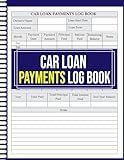 Car Loan Payments Log Book: Monthly Car Loan Payment Record Book – Track Your Principal, Interest, and Balances with Ease | The Perfect Financial Organizer for Auto Loans, 100 Pages, 8.5"x11"