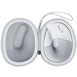 ANKHOH Case for Logitech Lift Vertical Ergonomic Mouse, Travel Carrying Holder Storage Box for Logi Wireless Bluetooth Cordless Upright Mouse - Bag Only (Grey)