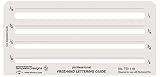 ALVIN TD1119, Lettering Aid Template with 4 Size Options