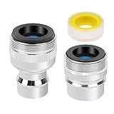 Dishwasher Faucet Adapter with Aerator, Portable Dishwasher Snap Adapter Connection Portable Washer Faucet Adapter 15/16-27Male or 55/64-27Female
