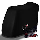 Sqodok Mobility Scooter Storage Cover, 420D Waterproof Wheelchair Cover for Storage, Mobility Scooter Accessories for All-Weather Outdoor Protection Dust Cover, 55" x 26" x 36"