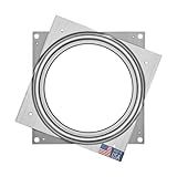 Lazy Susan Hardware, 4 inch, 350 lbs. Load Capacity, Pack of 2 Steel Lazy Susan Turntable Ball Bearing, by Woodpeckers