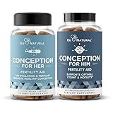 Conception Fertility for Her & Him Bundle - Fertility Supplements Combo for Women & Men – Prenatal Vitamins – Promote Hormone Balance, Cycle Consistency, Aid Ovulation – 120 Count