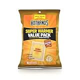 HotHands Body & Hand Super Warmers - Long Lasting Natural Odorless Air Activated Warmers - Up to 18 Hours of Heat - 10 Individual Warmers