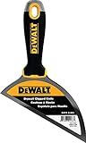 DEWALT Clipped Putty Knife| Stainless Steel w/Black Nylon Handle | DXTT-2-201