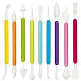 9-Piece Plastic Clay Sculpting Tool Kit for Kids – Safe Air-Dry & Polymer Clay Modeling Set with Easy-Grip Handles