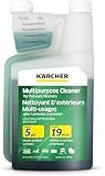 Kärcher Multi Purpose Pressure Washer Detergent, Removes Dirt and Grime from Fences, Siding, Patios, Driveways, Sidewalks, Concrete and More, Highly Concentrated, 1 Quart