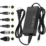 PUKOKAL 7 Plugs 54.6V 2A Scooter Charger for 48V Lithium Ebike Battery