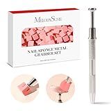 MelodySusie Soft Nail Sponges for Ombre & Gradient Nails, Professional Manicure Tools with Grabbing Pen, Salon Accessories