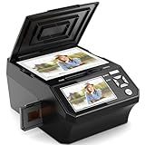 Film & Photo Scanner with 5" LCD Screen, Converts Photo, 135/110 Film Negatives & Slides, Business Card to 22MP Digital Photos, 8GB SD Card Included