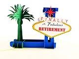 iGifts And Cards Las Vegas Fabulous Retirement 3D Pop-Up Card 4.75"x7"