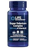 Life Extension Super Selenium Complex, 200 mcg – 3 Forms of Selenium, Vitamin E – Cellular Health & Longevity Support – Gluten-Free, Non-GMO, Vegetarian, 1 Daily – 100 Capsules