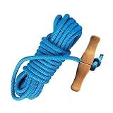 PR-20 Tree Pruner Rope Replacement Kit (20ft) Compatible with Jameson Fiscar Big Mouth Manual Pole Saw & Tree Pruner - Wooden Handle, Diameter Rope - Tree Trimmers Long Handle Pruner