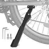 RUTU Bike Kickstand,Adjustable Adult Bicycle Kickstand for 24"-29" Ebike,Mountain Bike,Fat Tire Bike,40mm apart Aluminium Alloy Rear Kick stand