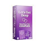 Let's Get Deep by Relatable, A Question Card Game for Couples, Great for Date Night Ideas, Couples Gifts, Wedding Gifts, and Long Distance Relationship Gifts, Includes 200 Cards to Build Up Intimacy