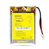 BEBAT 1200mAh 602535 Replacement Battery for Logitech MX Master 2/2S/3/3S, MX Anywhere 2/2S/3/3S,Ergo Wireless Mouse (AHB572535)