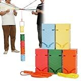 Bullro 5 Pcs Teamwork Building Blocks Set, Upgrade Team Building Games for Adults & Kids, Durable Teamwork Building Blocks for Corporate Team Building Activities, School Sports Day & Outdoor Parties