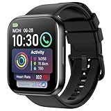 Smart Watch for Men Women, 1.85" HD Fitness Tracker with Bluetooth Calls, 120+ Sport Modes Fitness Watch, Fitness Tracker 24/7 Heart Rate/Sleep Monitor, IP68 Waterproof, Smartwatch for Android/iPhone