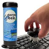 Germ Geek Keyboard & Electronics Cleaning Kit | Patented Precision Brush | Multi-Purpose Tool for Laptop Phone & AirPods | USA-Made, Eco-Friendly & Safe Computer Cleaner