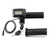 Throttle for Tuttio Soleil 01 Electric Dirt Bike, 48V LCD Display w/M Button, Tuttio Ebike Throttle Integrated Display, Only Fit Tuttio Soleil01 (No Non-M), Tutti Soleil 01 Accessories for Teens