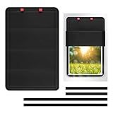 JUSTTOP RV Door Window Shade, New Model Foldable RV Blackout Window Cover with Reflective Silver Coating | UV Protection Sun Shade for RV Travel | RV Accessories Must-Have for Camping & Road Trips