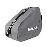EALER Heavy-Duty Ice Hockey Skate Carry Bag, Adjustable Shoulder Strap-Gray
