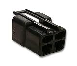 Delphi 6294544 Metri-Pack 4-Way Male Connector, Black, 56 Series (10 per pack)