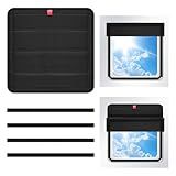 JUSTTOP RV Blackout Window Cover with Reflective Silver Coating | UV Protection Sun Shade for RV Travel (16.25 x 16.25)